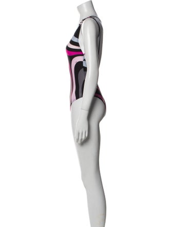 Emilio Pucci Striped One-Piece