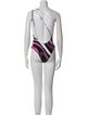 Emilio Pucci Striped One-Piece