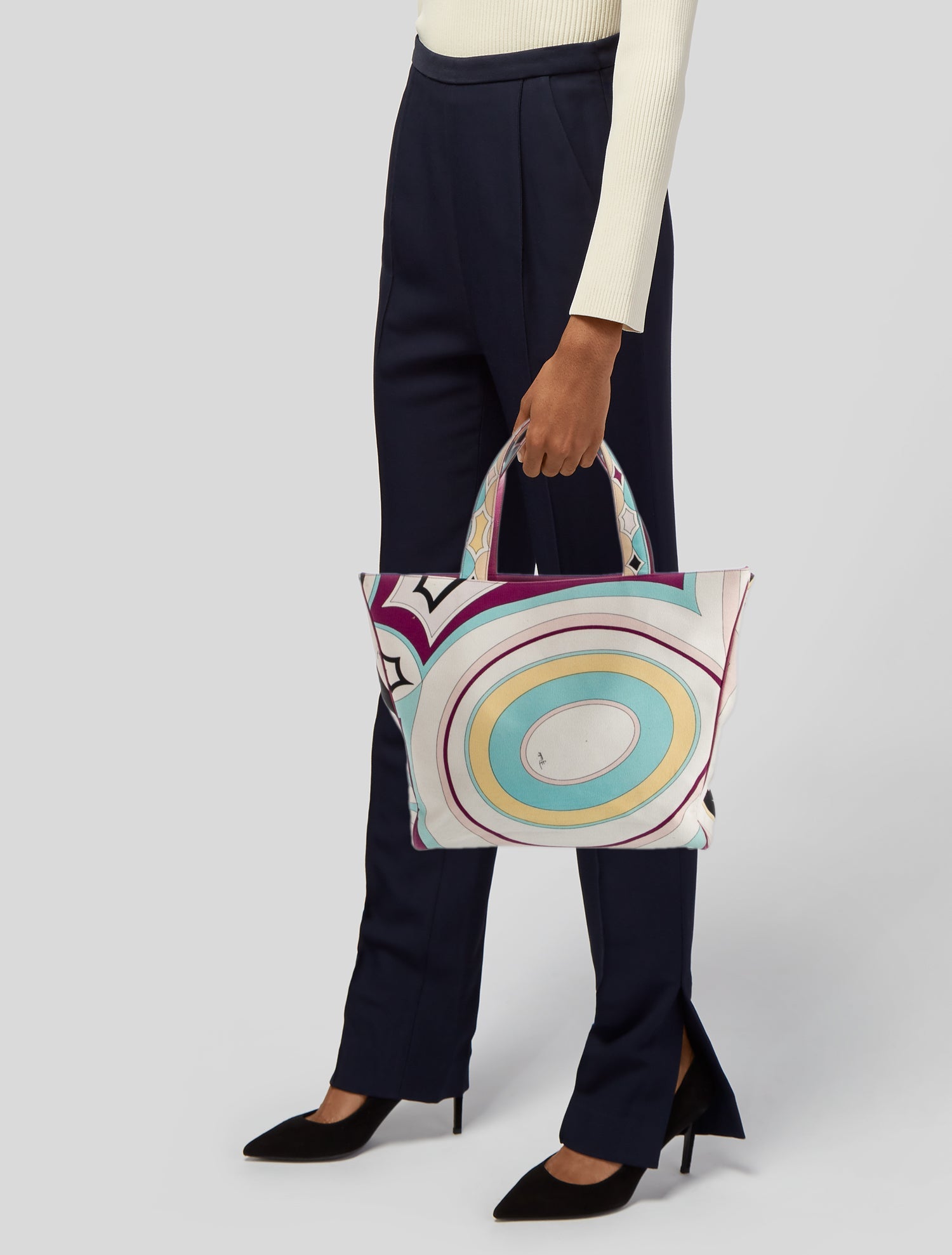 Emilio Pucci Canvas Tote