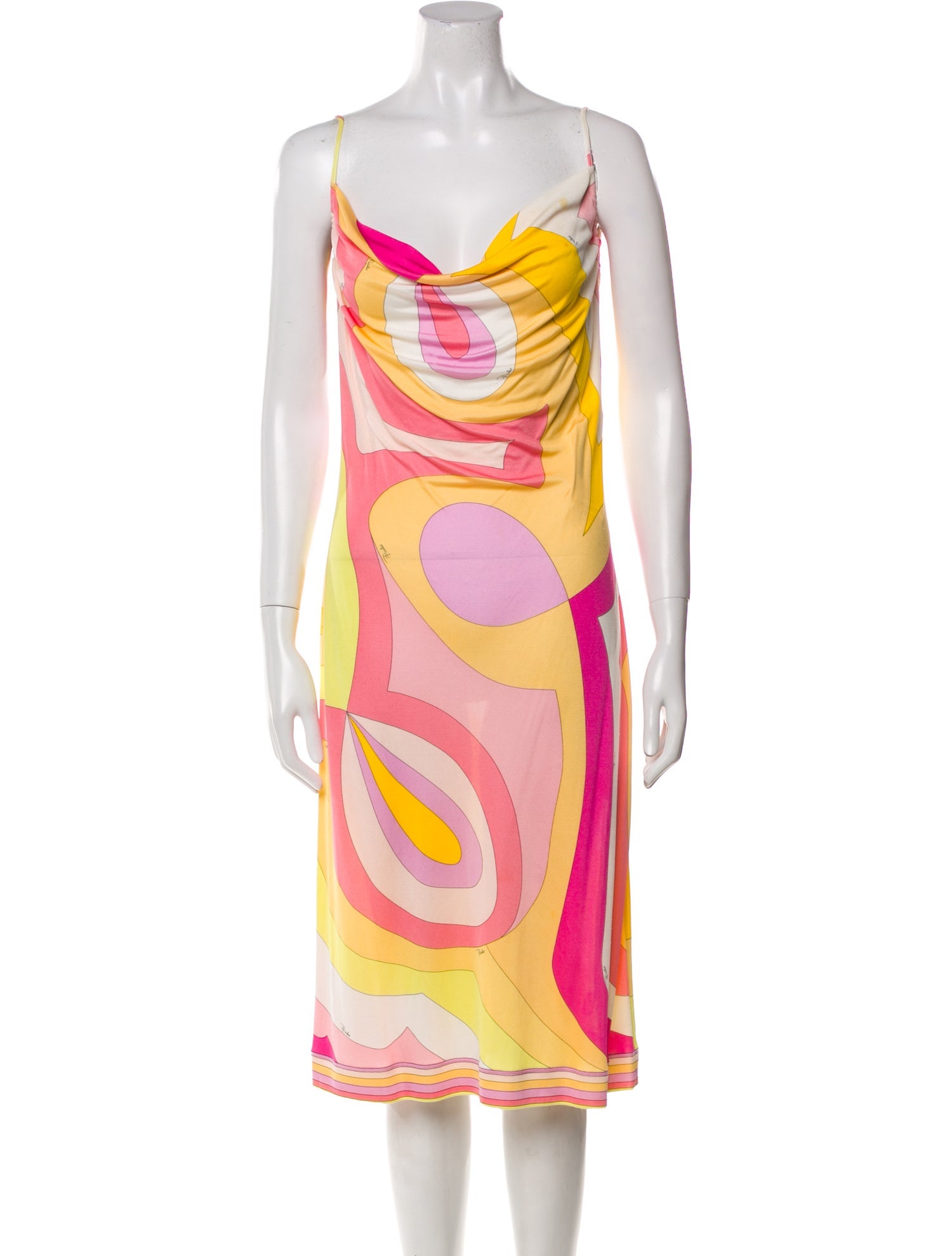 Emilio Pucci Silk Knee-Length Dress