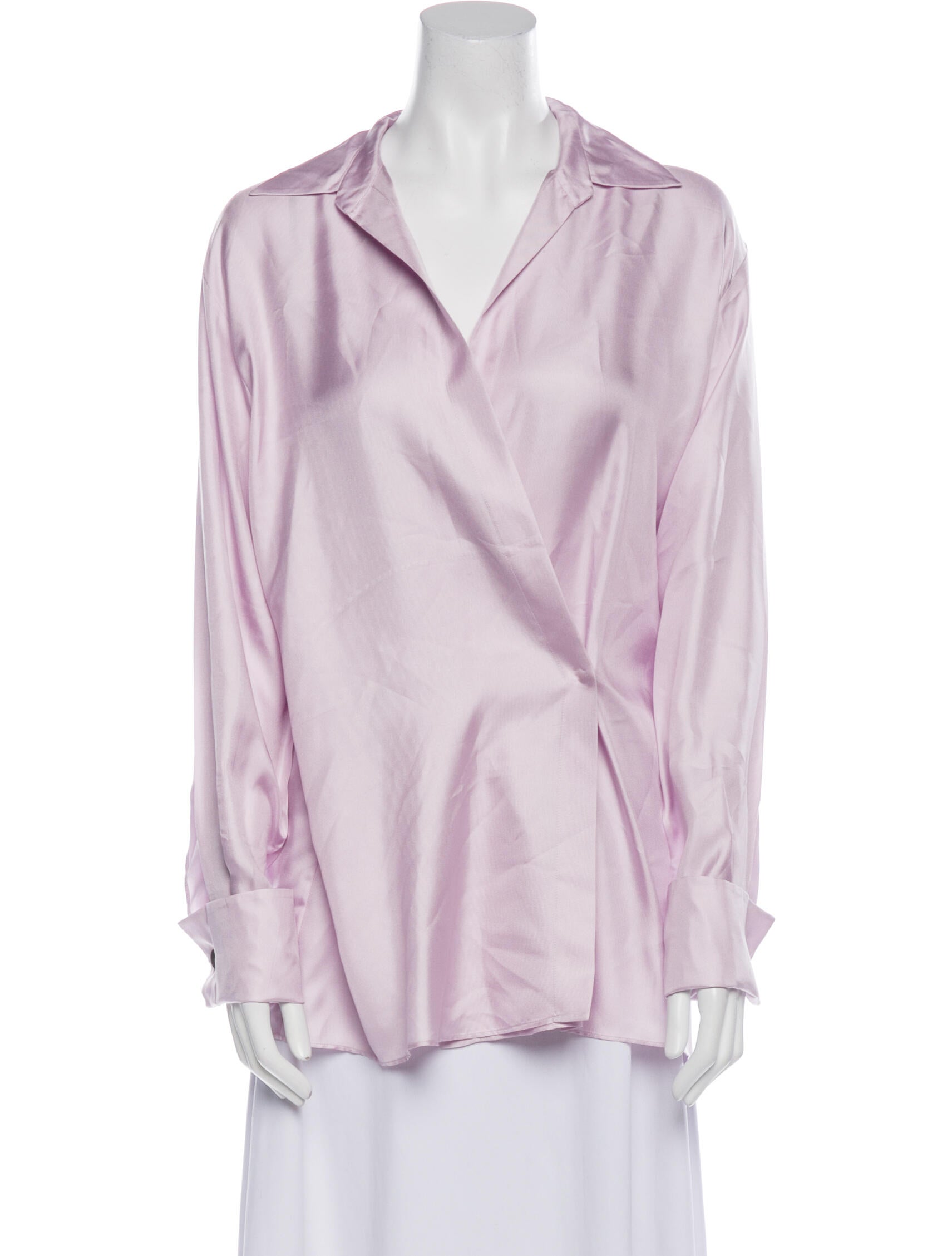 Emilio Pucci Silk V-Neck Blouse