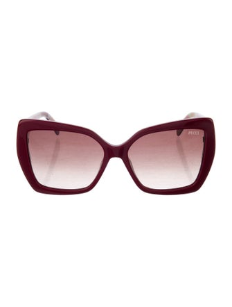 Emilio Pucci Oversize Gradient Sunglasses