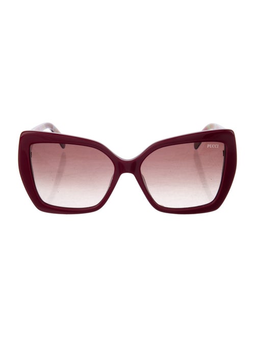 Emilio Pucci Oversize Gradient Sunglasses