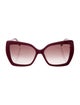 Emilio Pucci Oversize Gradient Sunglasses