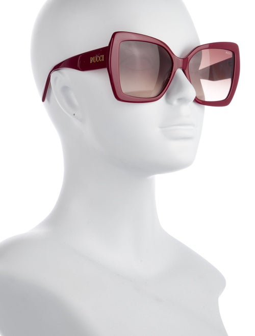 Emilio Pucci Oversize Gradient Sunglasses
