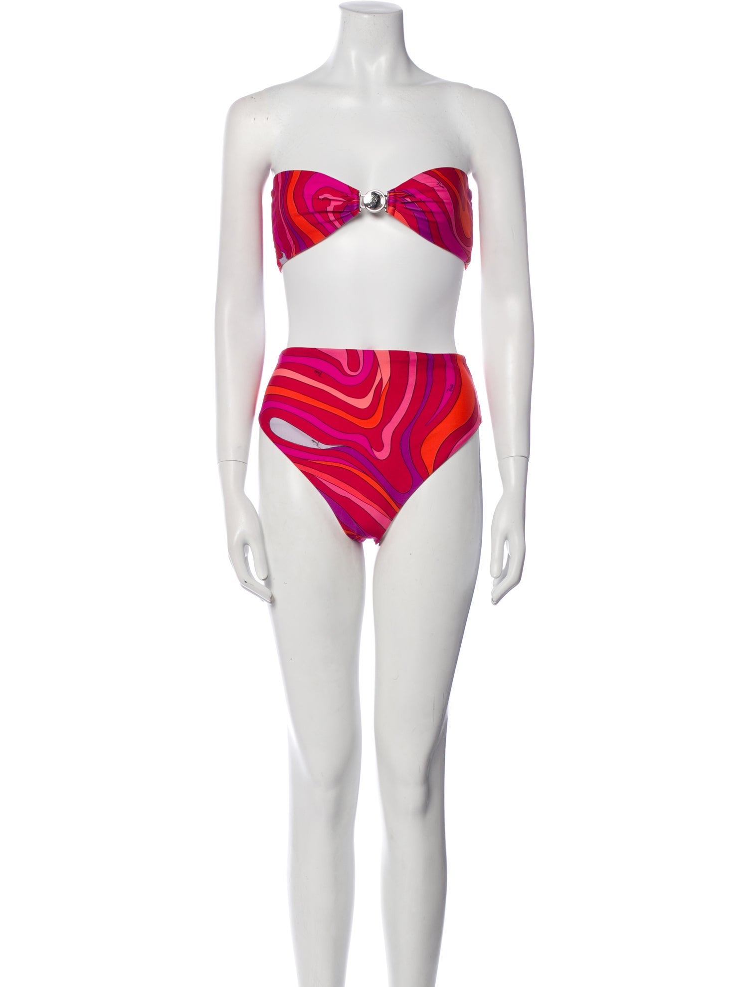 Emilio Pucci Striped Bikini w/ Tags