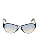 Emilio Pucci Aviator Gradient Sunglasses