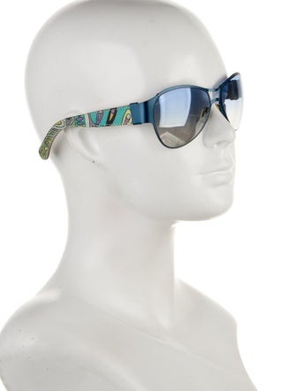 Emilio Pucci Aviator Gradient Sunglasses