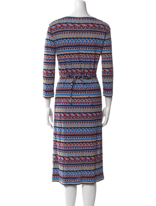 Emilio Pucci Striped Midi Length Dress