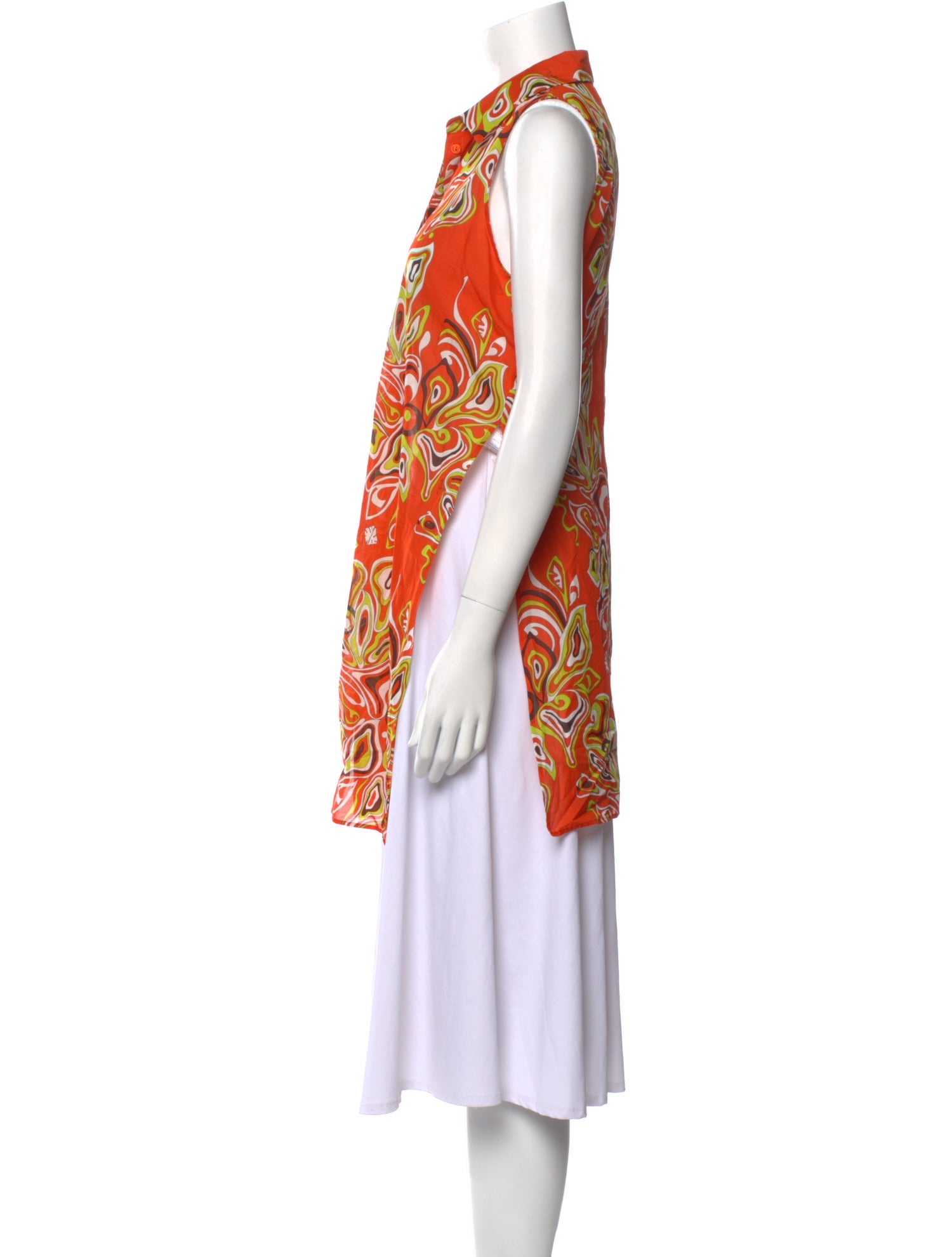 Emilio Pucci Printed Sleeveless Tunic
