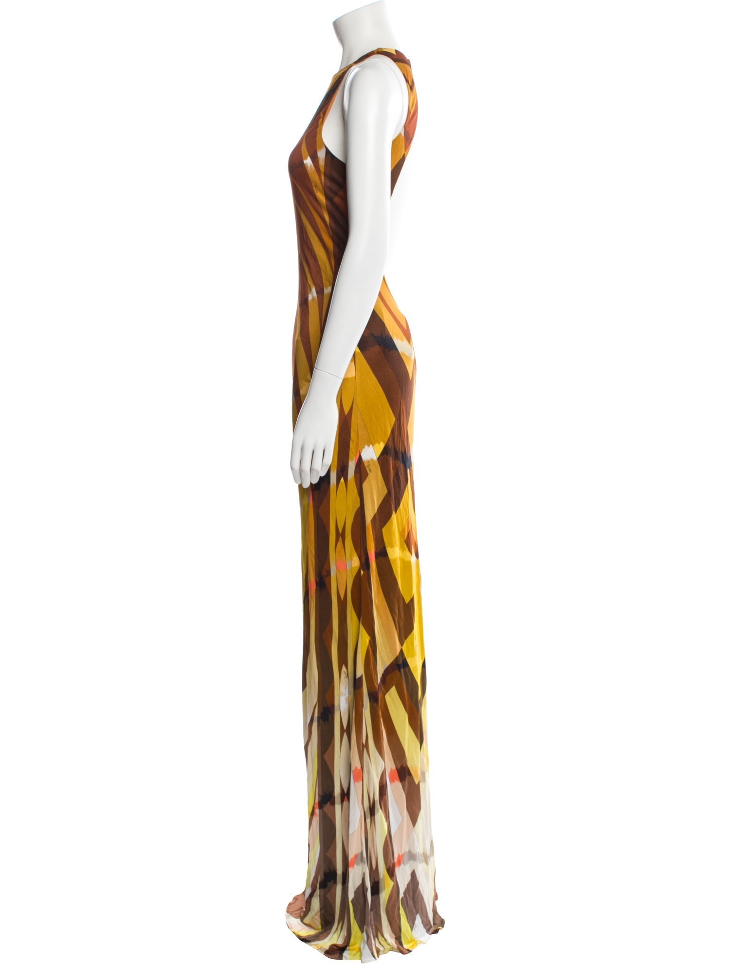 Emilio Pucci Printed Long Dress