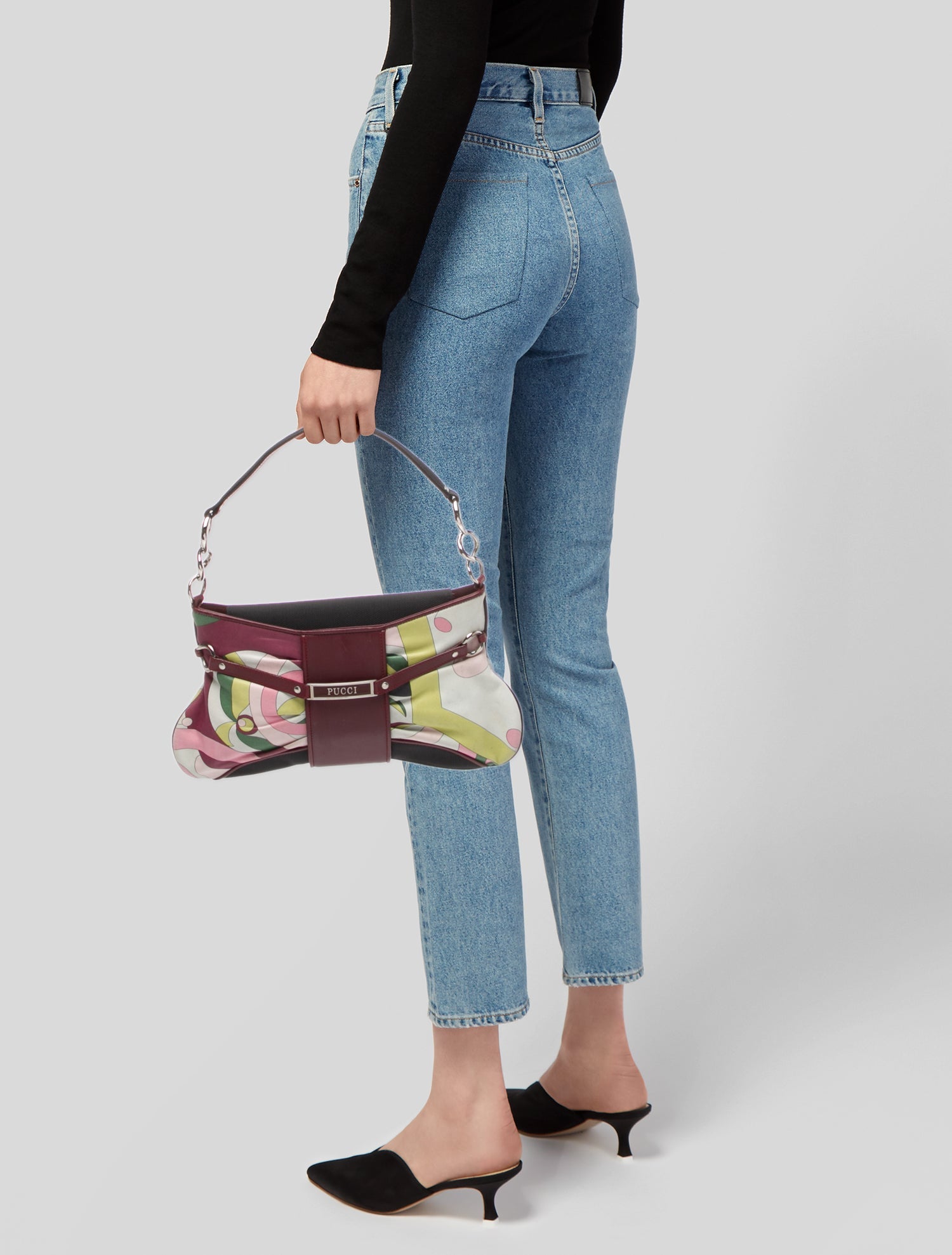 Emilio Pucci Leather Shoulder Bag