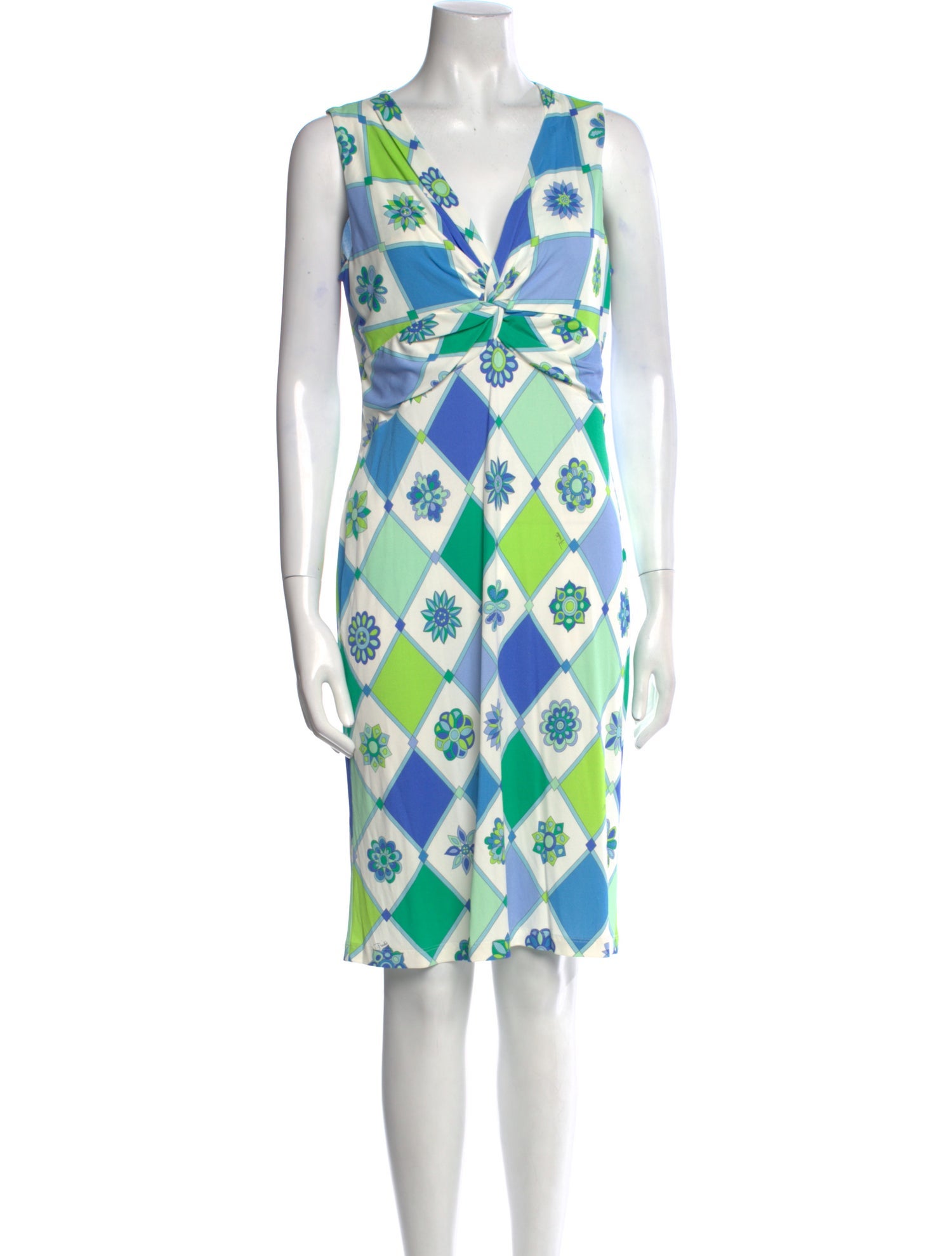 Emilio Pucci Printed Knee-Length Dress