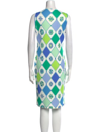 Emilio Pucci Printed Knee-Length Dress