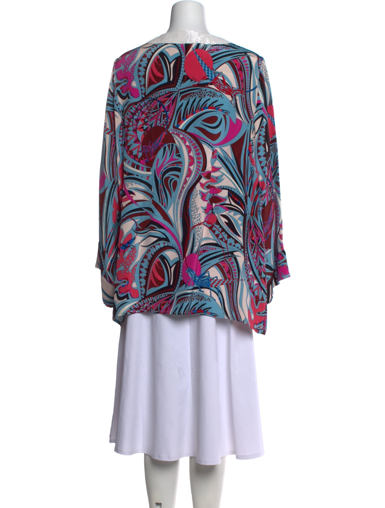 Emilio Pucci Printed V-Neck Tunic