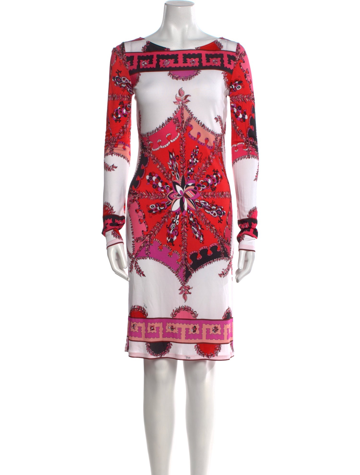 Emilio Pucci Printed Knee-Length Dress