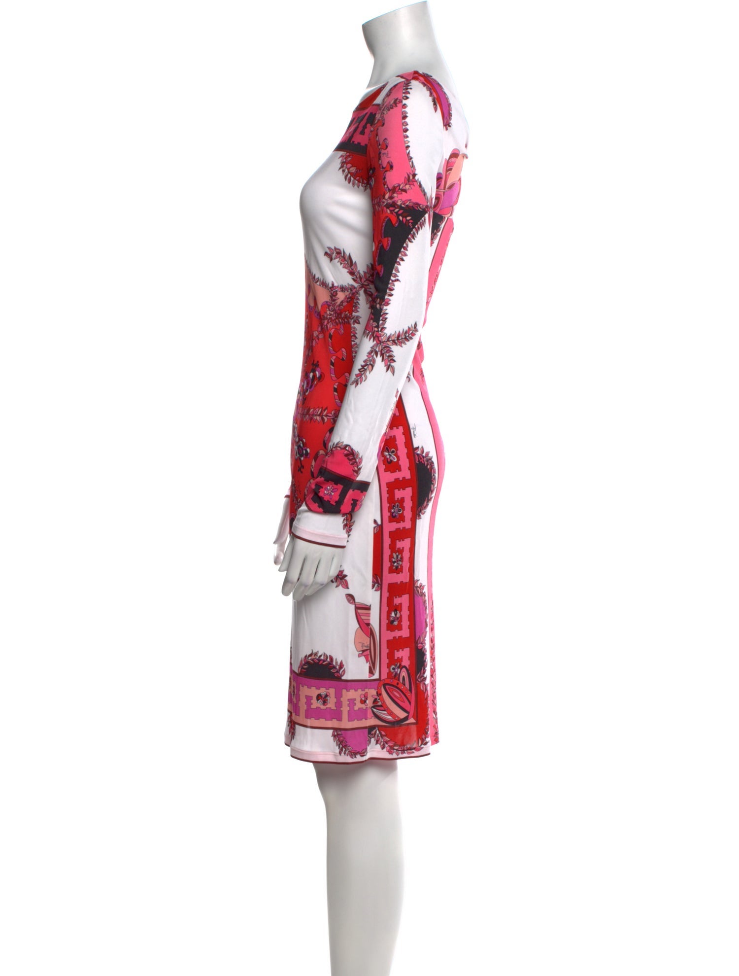 Emilio Pucci Printed Knee-Length Dress