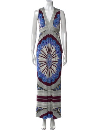 Emilio Pucci Silk Long Dress