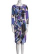 Emilio Pucci Printed Knee-Length Dress