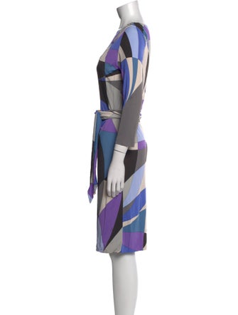 Emilio Pucci Printed Knee-Length Dress