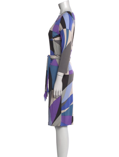 Emilio Pucci Printed Knee-Length Dress