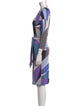 Emilio Pucci Printed Knee-Length Dress