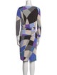 Emilio Pucci Printed Knee-Length Dress