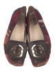 Emilio Pucci Colorblock Pattern Lasercut Accents Ballet Flats