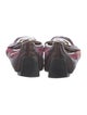Emilio Pucci Colorblock Pattern Lasercut Accents Ballet Flats