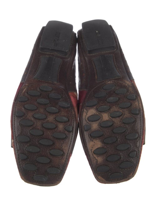 Emilio Pucci Colorblock Pattern Lasercut Accents Ballet Flats