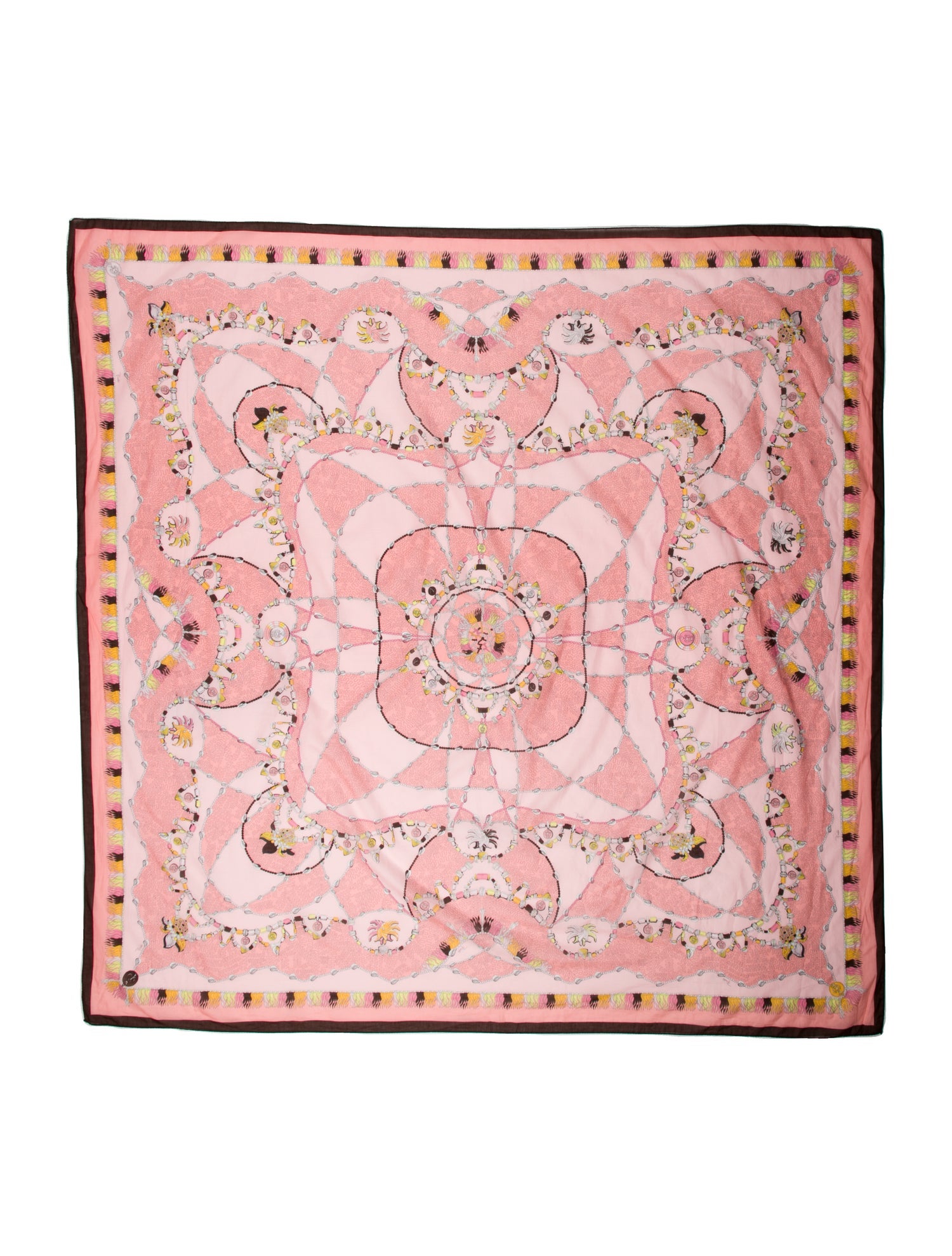 Emilio Pucci Silk Printed Scarf