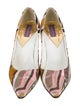 Emilio Pucci Satin Printed D'Orsay Pumps