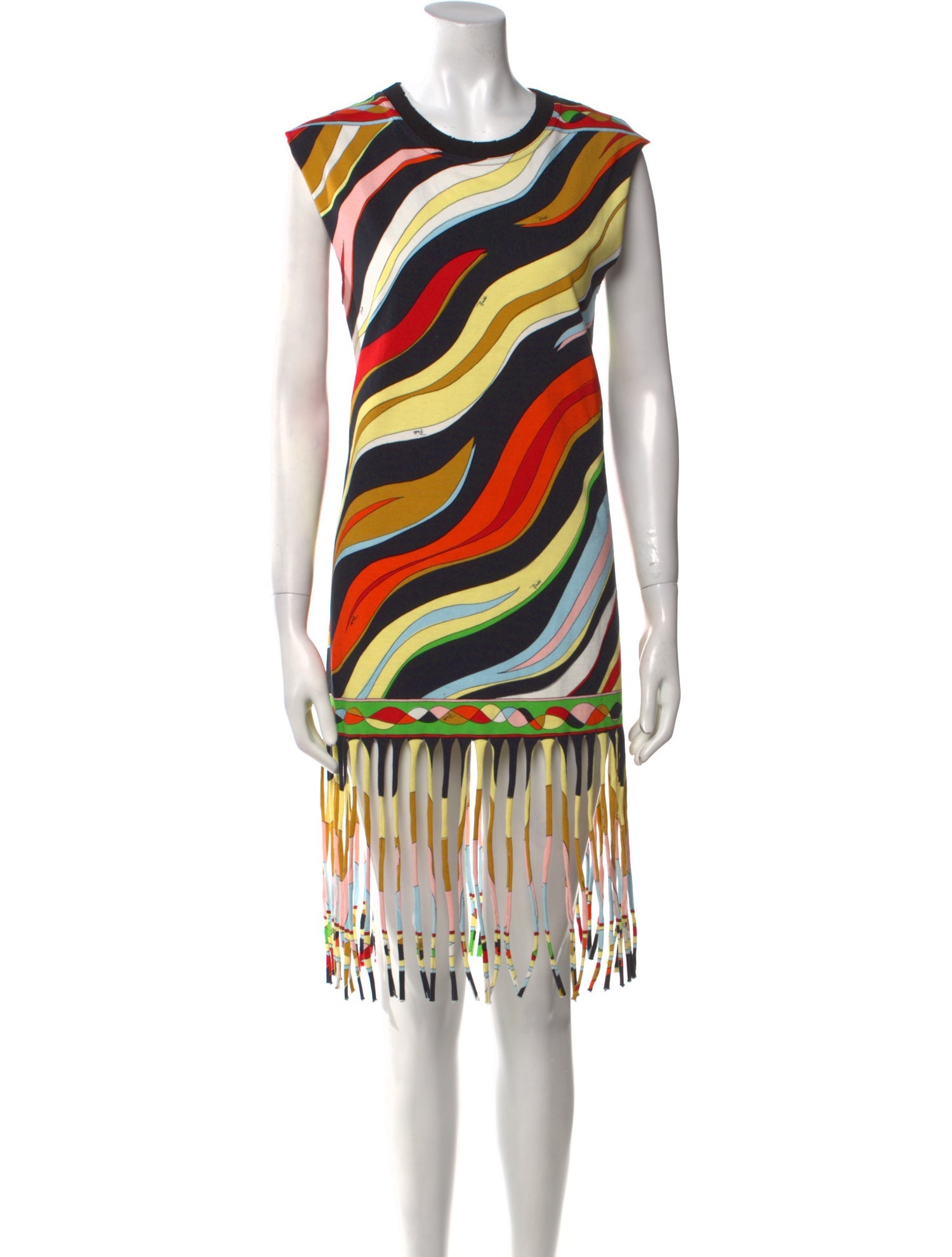 Emilio Pucci Printed Knee-Length Dress