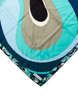 Emilio Pucci Silk Printed Scarf