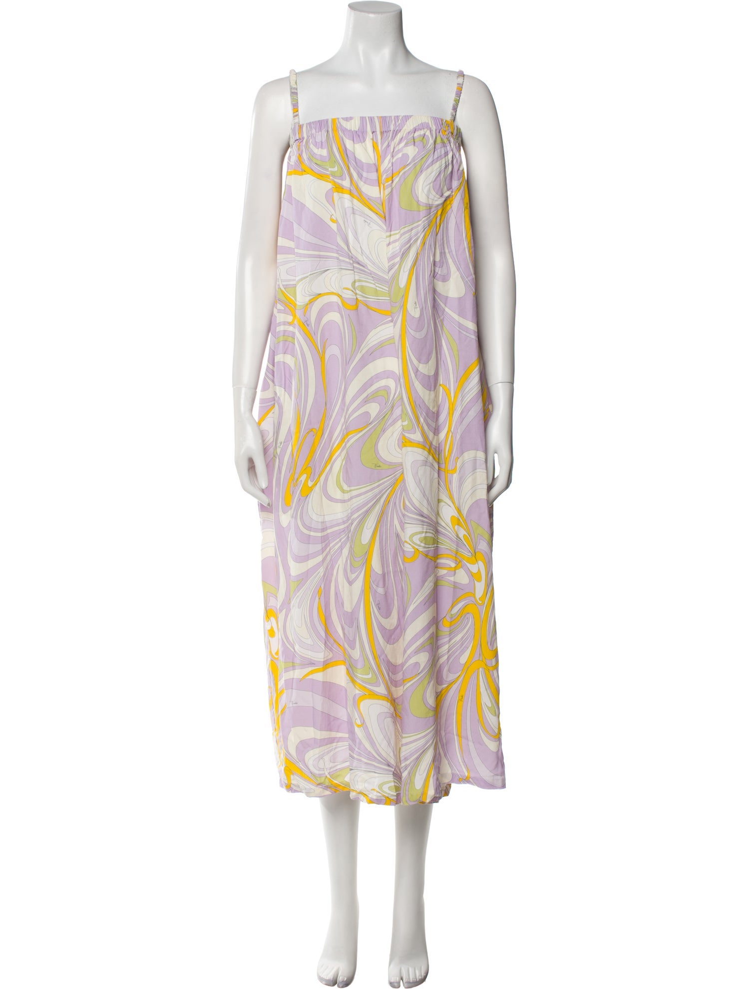 Emilio Pucci Paisley Print Long Dress