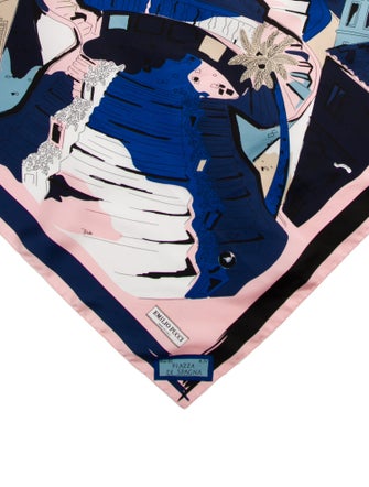 Emilio Pucci Silk Printed Scarf