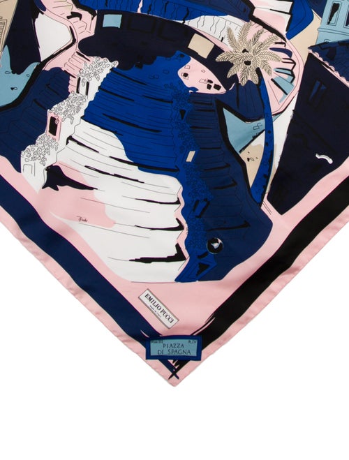 Emilio Pucci Silk Printed Scarf