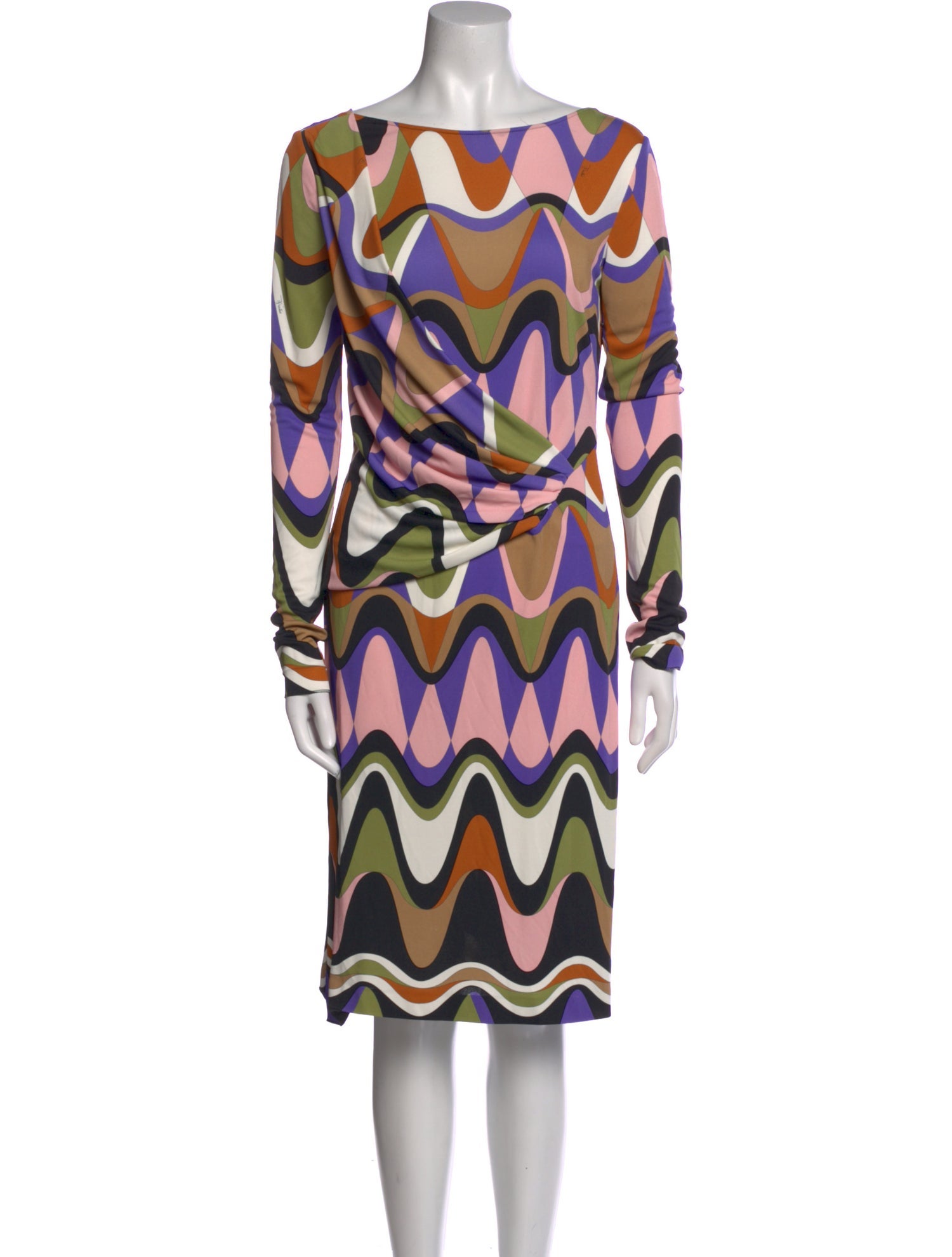 Emilio Pucci Printed Knee-Length Dress