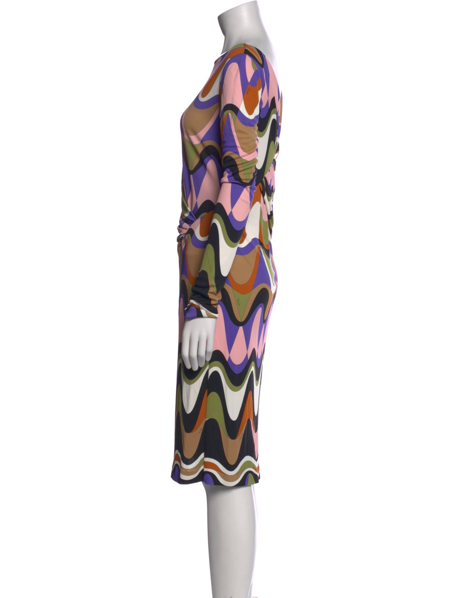 Emilio Pucci Printed Knee-Length Dress