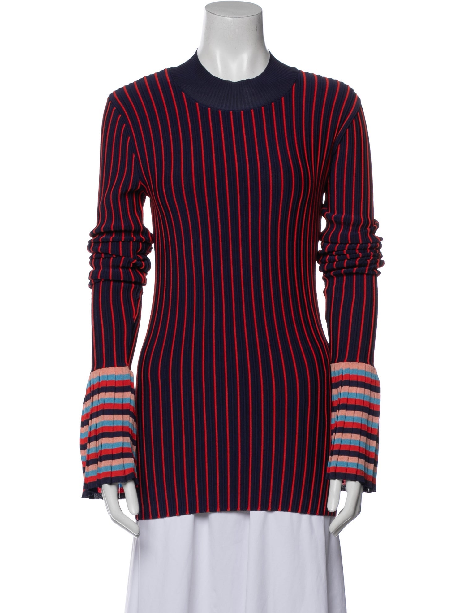 Emilio Pucci Striped Crew Neck Top