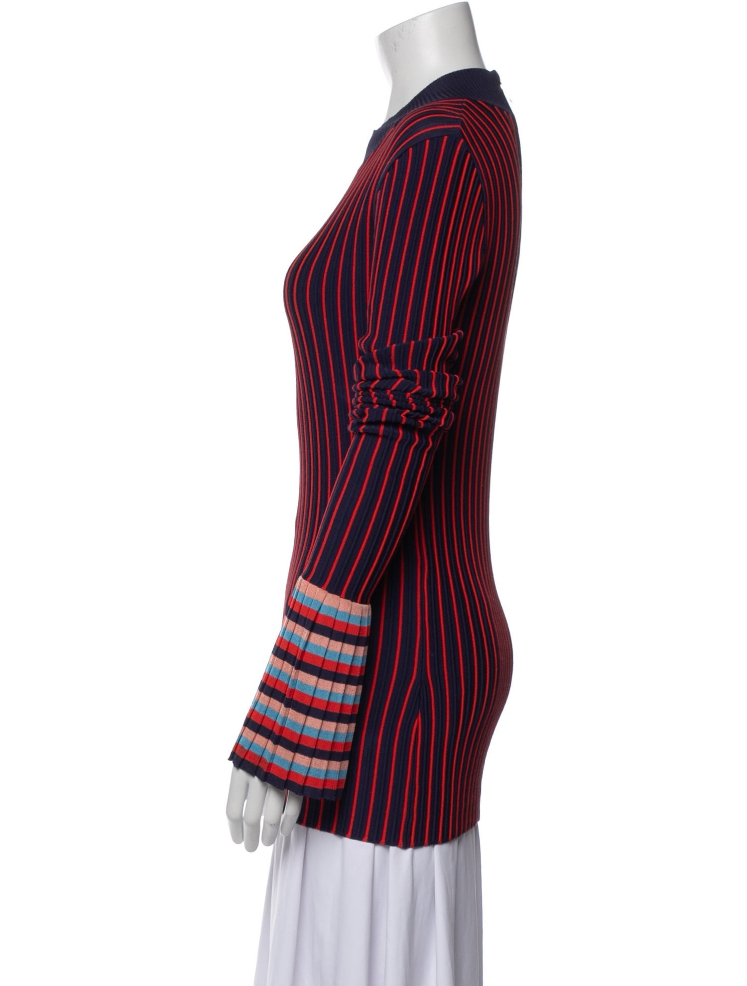 Emilio Pucci Striped Crew Neck Top