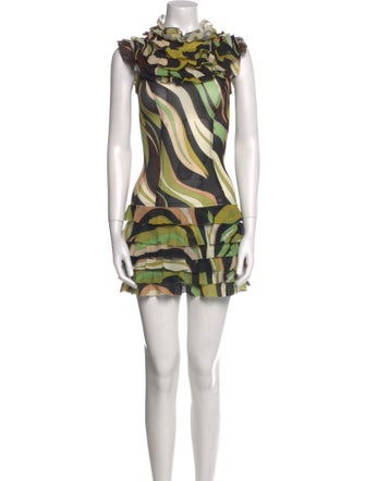 Emilio Pucci Printed Mini Dress