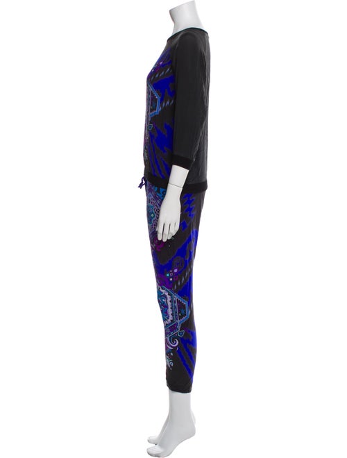 Emilio Pucci Silk Printed Pant Set