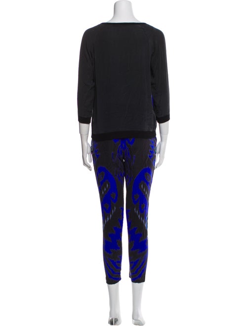 Emilio Pucci Silk Printed Pant Set