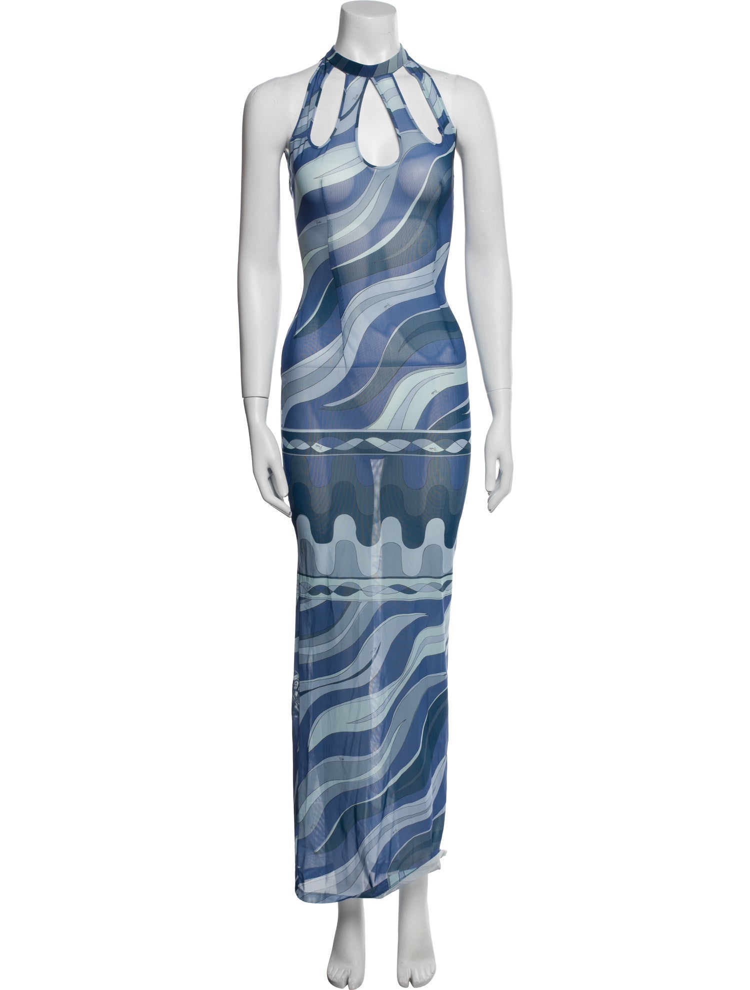 Emilio Pucci Printed Long Dress
