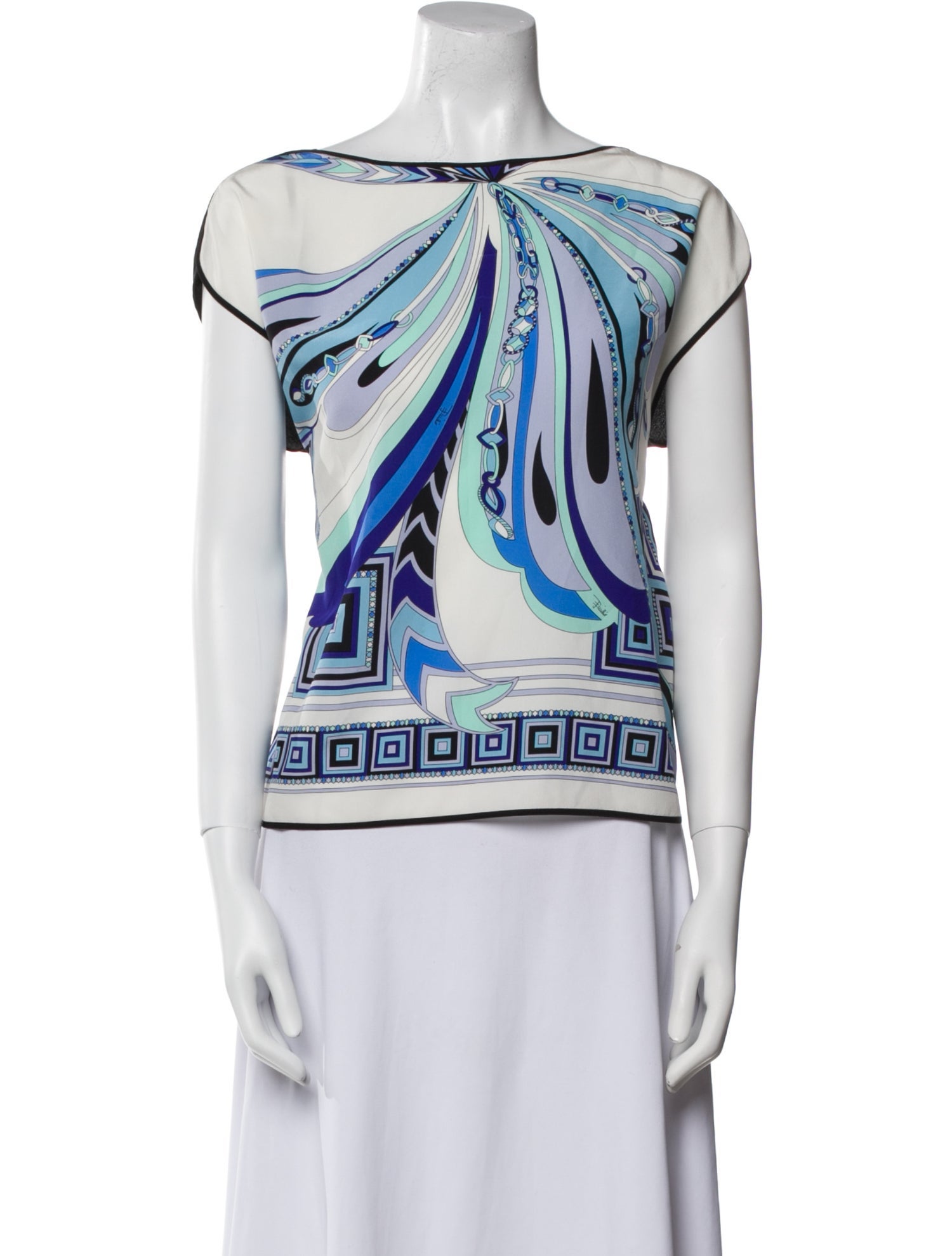 Emilio Pucci Silk Printed Top