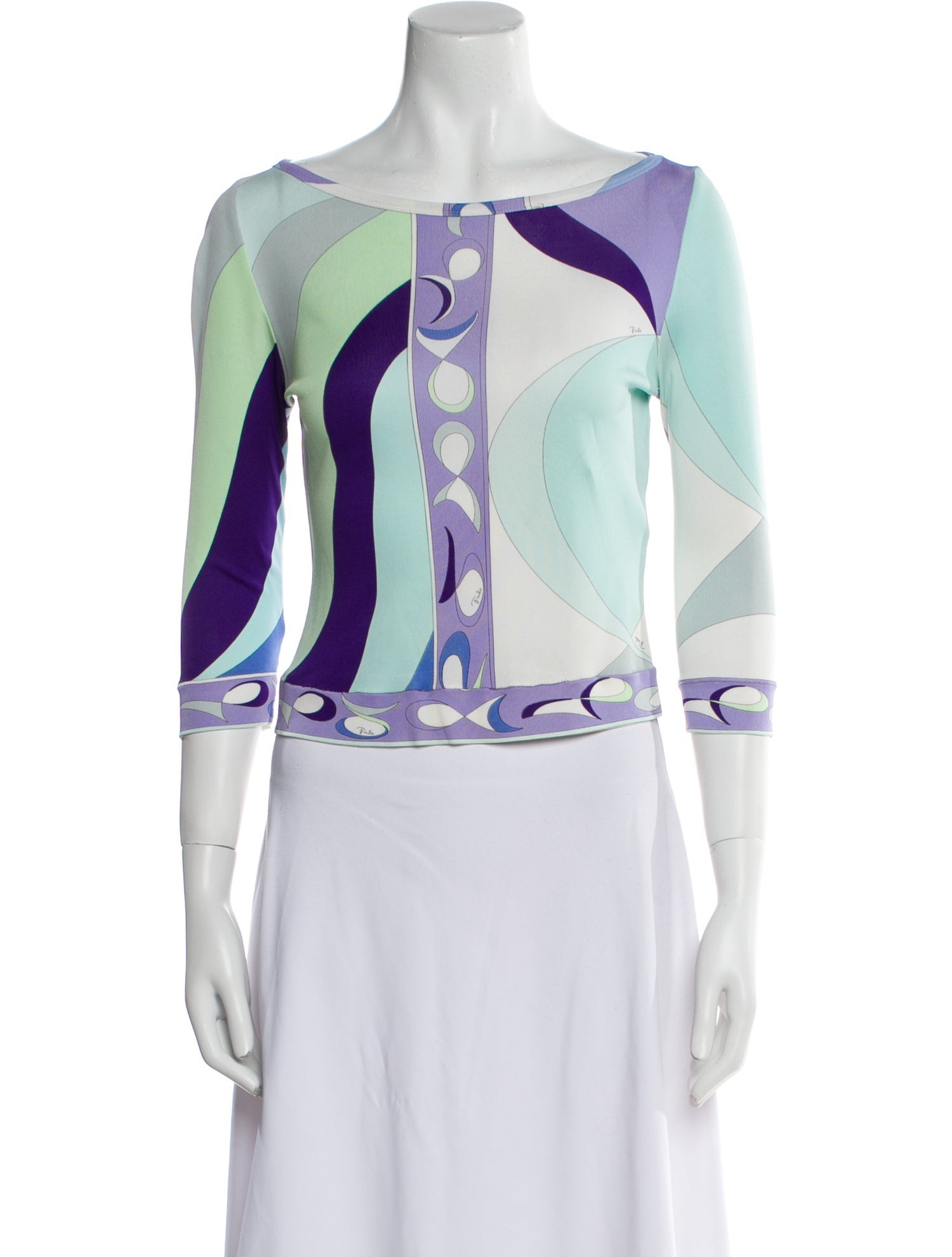 Emilio Pucci Vintage 1990's Crop Top