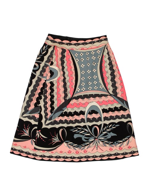 Emilio Pucci Printed Knee-Length Skirt