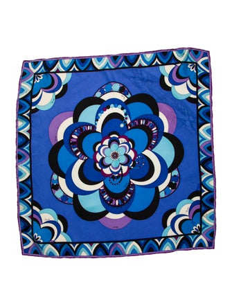 Emilio Pucci Silk Printed Scarf