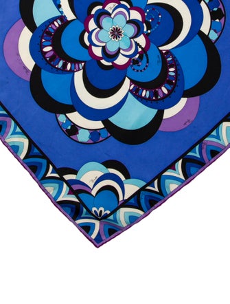 Emilio Pucci Silk Printed Scarf